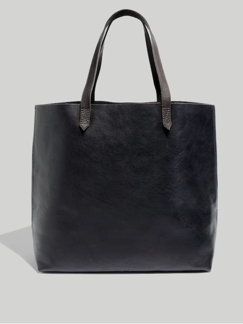 Madewell The Transport Tote in Black Leather NWOT